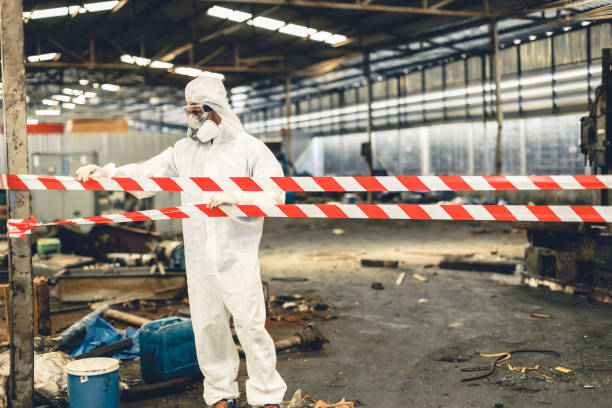 Professional Hoarding Cleanup technician working in Groveland, CA